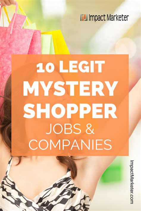 legitimate mystery shoppers jobs.